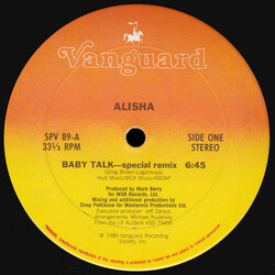 Alisha Baby Talk VINYL 12" USED
