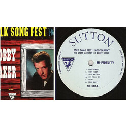 Bobby Baker (4) Folk Song Fest "Hootenanny" Vinyl LP USED