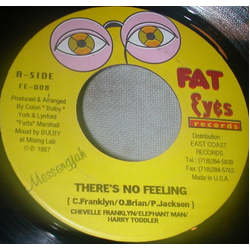 Chevelle Franklyn / Elephant Man / Harry Toddler There's No Feeling Vinyl 7" USED