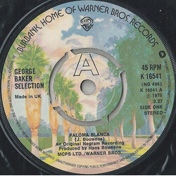 George Baker Selection Paloma Blanca USED VINYL 7INCH 45 RPM SINGLE