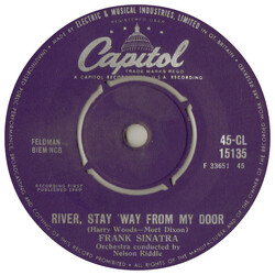 Frank Sinatra River, Stay 'Way From My Door USED VINYL 7INCH 45 RPM SINGLE