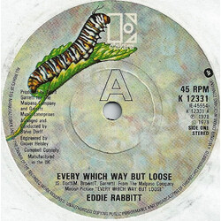 Eddie Rabbitt Every Which Way But Loose USED VINYL 7INCH 45 RPM