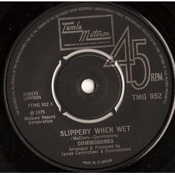 Commodores Slippery When Wet Vinyl 7" USED