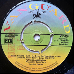 The Players Association Disco Inferno USED VINYL 7INCH SINGLE