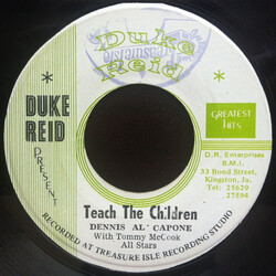 Dennis Alcapone / Tommy McCook Allstars Teach The Children / (7-11) Seven Eleven USED VINYL 7INCH 45 RPM SINGLE