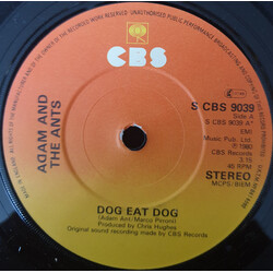 Adam And The Ants Dog Eat Dog USED VINYL 7INCH 45 RPM SINGLE