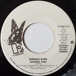 Donald Byrd Loving You USED VINYL 7INCH 45 RPM PROMO