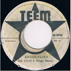 Jah Lloyd / Bingy Bunny Killer Flour USED VINYL 7INCH 45 RPM SINGLE