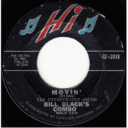 Bill Black's Combo Movin' / Honky Train USED VINYL 7INCH 45 RPM SINGLE STYRENE
