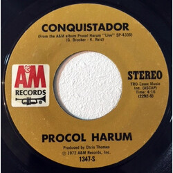 Procol Harum A Salty Dog / Conquistador USED VINYL 7INCH 45 RPM SINGLE STYRENE