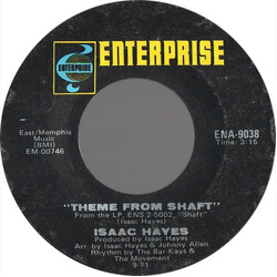 Isaac Hayes Theme From Shaft / Cafe Regio's USED VINYL 7INCH 45 RPM STYRENE