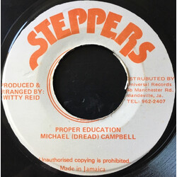Michael Campbell Proper Education / Educational Style USED VINYL 7INCH 45 RPM