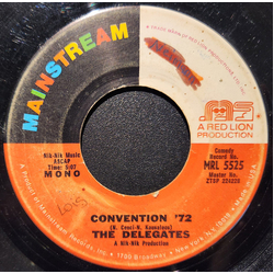 The Delegates (2) Convention '72 / Funky Butt USED VINYL 7INCH 45 RPM SINGLE MONO