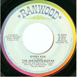 Jan Davis Gypsy Fox USED VINYL 7INCH 45 RPM STYRENE