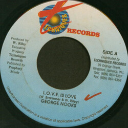 George Nooks L.O.V.E. Is Love USED VINYL 7INCH 45 RPM