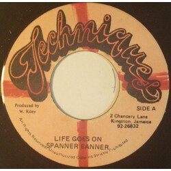 Spanner Banner Life Goes On USED VINYL 7INCH 45 RPM