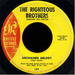 The Righteous Brothers Unchained Melody / Hung On You USED VINYL 7INCH 45 RPM SINGLE