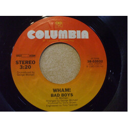 Wham! Bad Boys USED VINYL 7INCH 45 RPM SINGLE
