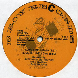 J.V.C. F.O.R.C.E. Love Line USED VINYL 12INCH 33 S RPM STEREO