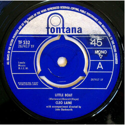Cleo Laine Little Boat USED VINYL 7INCH 45 RPM MONO