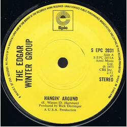The Edgar Winter Group Hangin' Around USED VINYL 7INCH 45 RPM SINGLE