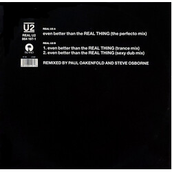 U2 Even Better Than The Real Thing USED VINYL 12INCH 45 RPM SINGLE LIMITED EDITION STEREO