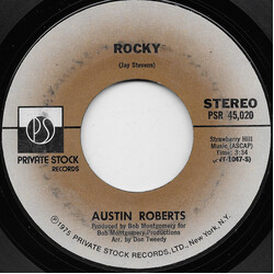 Austin Roberts Rocky USED VINYL 7INCH 45 RPM SINGLE STYRENE