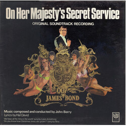 John Barry On Her Majesty's Secret Service (Original Motion Picture Soundtrack) Vinyl LP USED