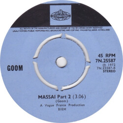 Goom Massai USED VINYL 7INCH