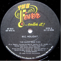MC Holiday The Gucci Man VINYL 12" USED
