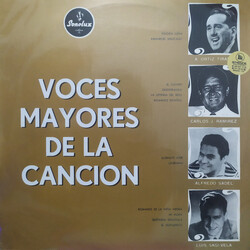 Alfonso Ortiz Tirado / Carlos J. Martínez / Luis Sagi-Vela / Alfredo Sadel Voces Mayores De La Canción Vinyl LP USED
