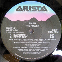 Snap! The Power VINYL 12" USED