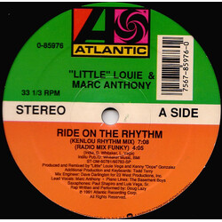 Louie Vega / Marc Anthony Ride On The Rhythm USED VINYL 12INCH 33 S RPM