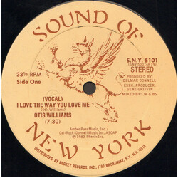Otis Williams I Love The Way You Love Me USED VINYL 12INCH 33 S RPM