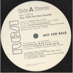 Various May 1976 Red Seal Sampler Vinyl LP USED