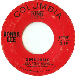 Donna Lee (5) Omnibus USED VINYL 7INCH 45 RPM STYRENE