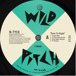 N-Tyce (2) Sure Ya Right Vinyl 12" USED