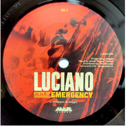 Luciano (2) State Of Emergency USED VINYL 7INCH 45 RPM