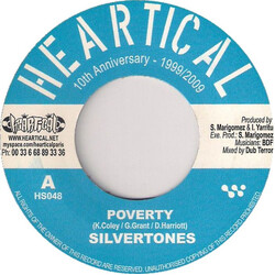 The Silvertones / Papa Kojak Poverty / Freedom Fighters USED VINYL 7INCH 45 RPM
