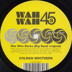 Colman Brothers She Who Dares USED VINYL 7INCH SINGLE 45 RPM