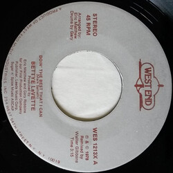 Bettye LaVette Doin' The Best That I Can USED VINYL 7INCH 45 RPM SINGLE
