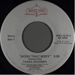 Taana Gardner Work That Body USED VINYL 7INCH 45 RPM SINGLE STEREO