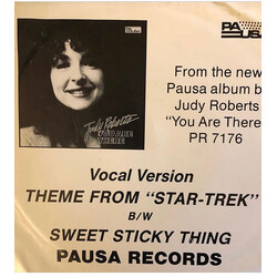 Judy Roberts Theme From "star-trek" USED VINYL 7INCH 45 RPM SINGLE PROMO STEREO