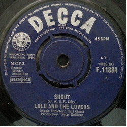 Lulu And The Luvvers Shout USED VINYL 7INCH 45 RPM