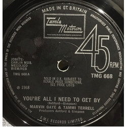 Marvin Gaye / Tammi Terrell You're All I Need To Get By USED VINYL 7INCH 45 RPM SINGLE MONO