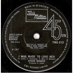 Stevie Wonder I Was Made To Love Her USED VINYL 7INCH 45 RPM SINGLE