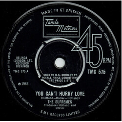 The Supremes You Can't Hurry Love USED VINYL 7INCH SINGLE 45 RPM