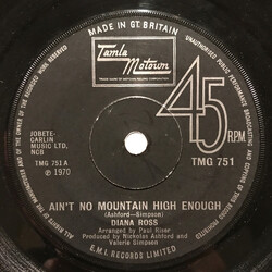 Diana Ross Ain't No Mountain High Enough VINYL 7" USED