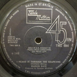 Marvin Gaye I Heard It Through The Grapevine VINYL 7" USED