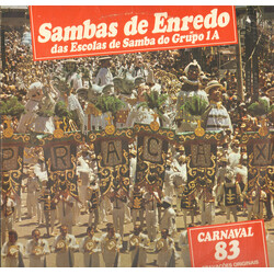 Sambas De Enredo Das Escolas De Samba do Grupo 1A Carnaval 83 Vinyl LP USED